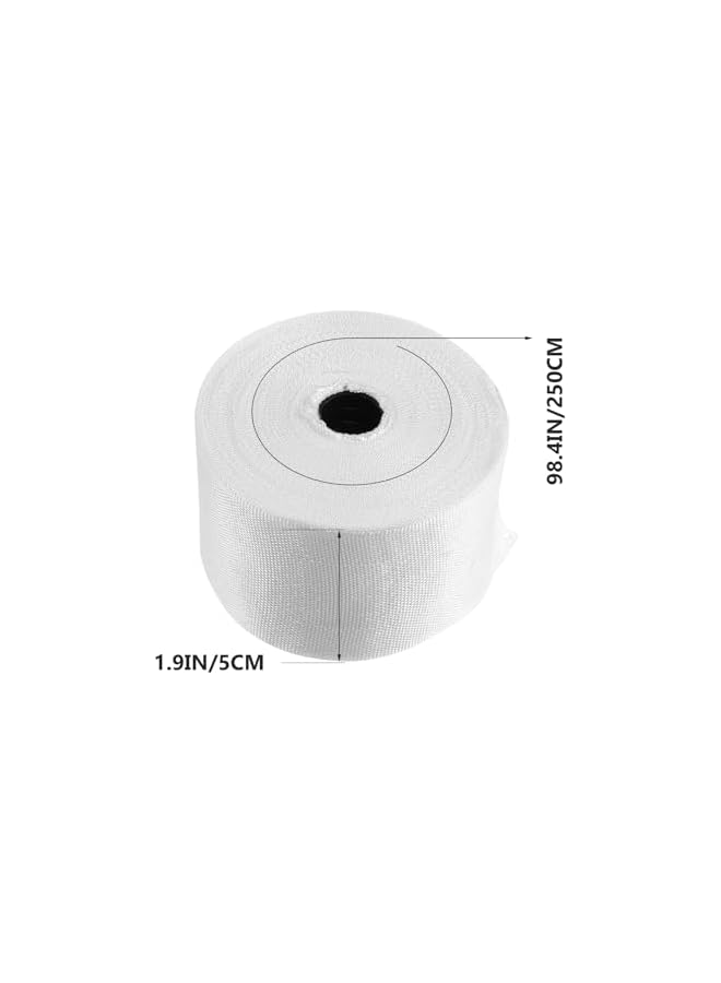 PROMASS promass Fiberglass Cloth Tape E-Glass Plain Weave Glass Fiber Mesh Joint Tape 25m High Temperature Resistant for Repairing Strapping Packing Palletizing  - Image 5