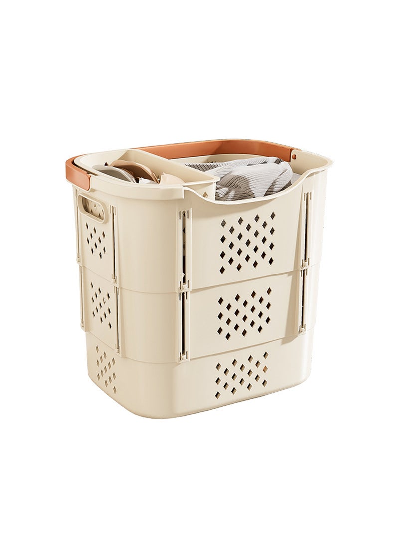Sharpdo Bathroom Clothes Storage Basket Dirty Clothes Basket with 1 Underwear - Image 1