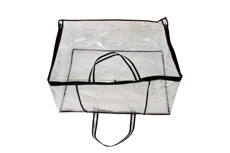 The Furnishing Tree The Furnishing Tree Blanket BagStorage BagQuilt Bag Large Size Transparent Polyvinyl_Chloride Pack Of 1 332 Centimeters Clear - Image 1