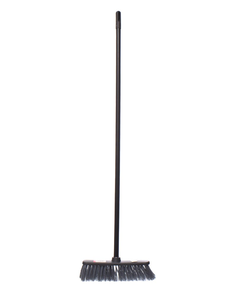 York Broom Carla black with handle 110 cm - Image 1