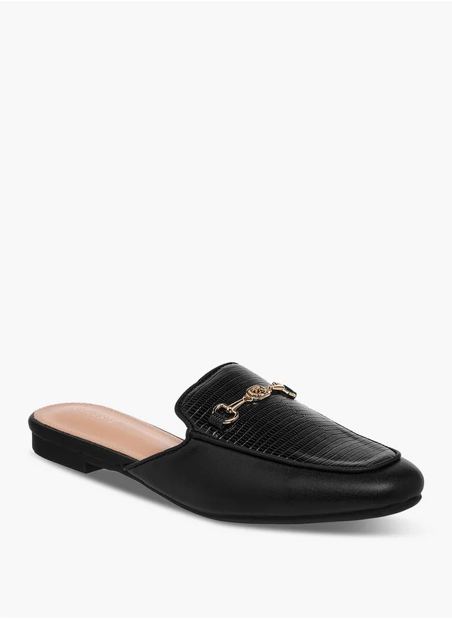 Celeste Women's Metal Accent Slip-On Mules