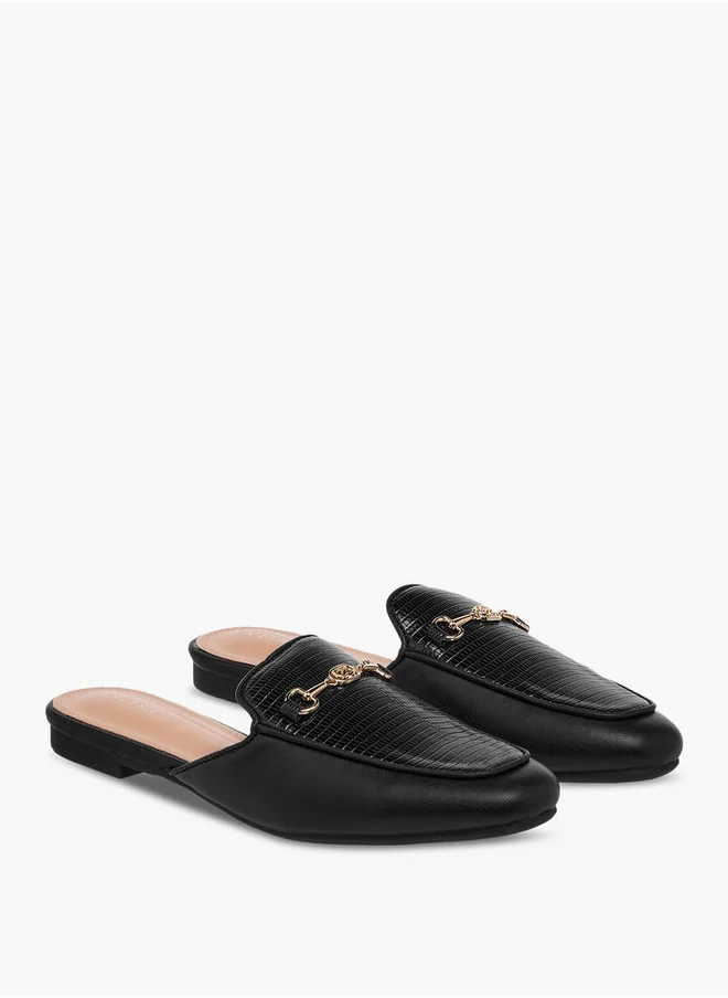 Celeste Women's Metal Accent Slip-On Mules