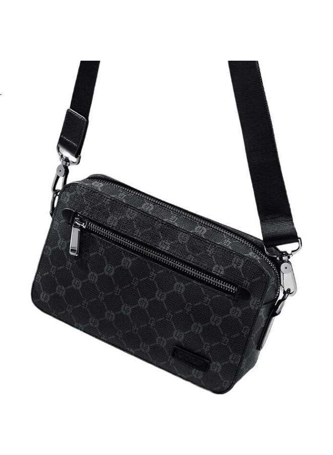 Golf Shoulder Bag For Men, Printed Crossbody Bag With Multiple Compartments, Ipad And Phone Pouch, Water-Resistant Business Commuter Bag - Image 1