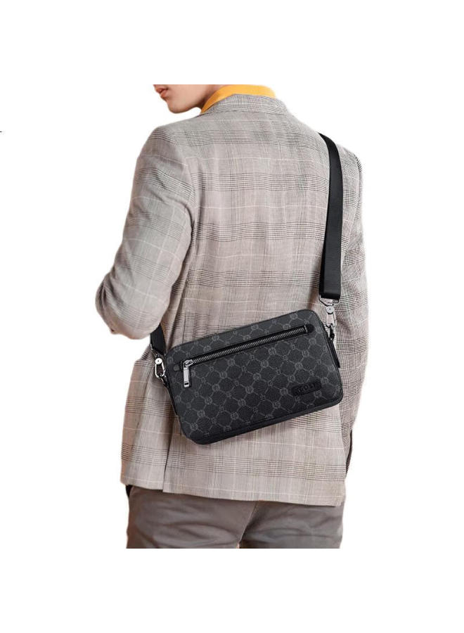 Golf Shoulder Bag For Men, Printed Crossbody Bag With Multiple Compartments, Ipad And Phone Pouch, Water-Resistant Business Commuter Bag - Image 2