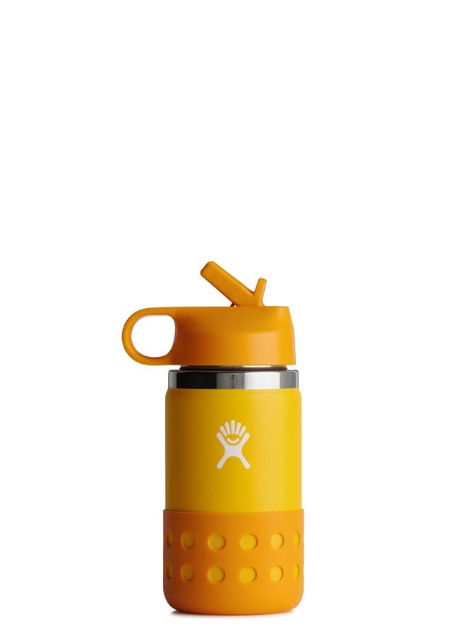 Hydro Flask Kids Water Bottle 354 ml 12 oz, Stainless Steel & Vacuum Insulated, Paradise, W12BSWBB365, 354 ml (12 oz) - Image 1