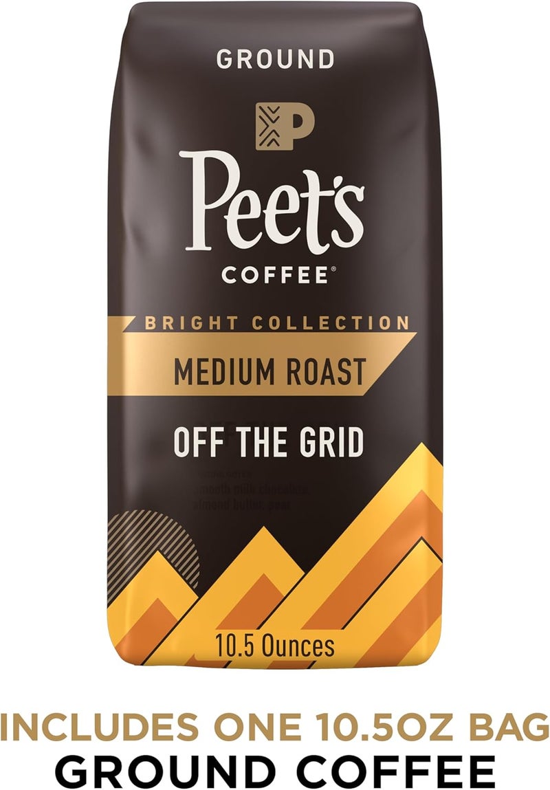 Peet's Coffee قهوة بيتس متوسطة التحميص - مزيج أوف ذا غريد، 10.5 أونصة - Image 2