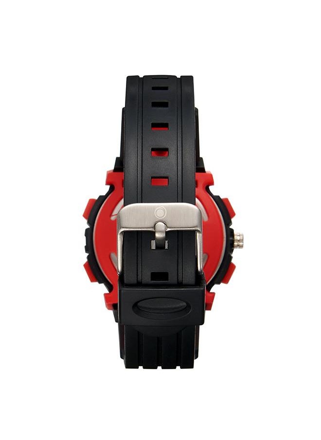 ASTRO - Astro A23806-PPBR Kids Analog-Digital Display Watch & PU Strap Black With Red Buttons - Image 1