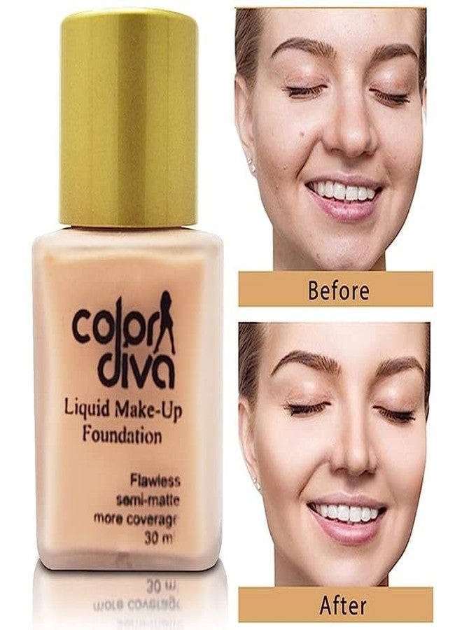 Color Diva Combo Pack of 9 | Foundation,Compact Powder, Eye-Liner, Mascara, Lipstick, Makeup-Brush, Kajal, Beauty-Blender | Complete Set of Makeup Kit With All Products For All Types Of Skin - Image 2