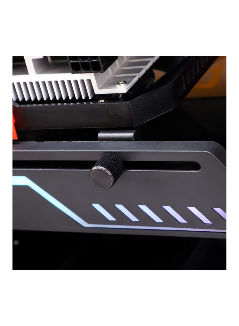 SOLARAE Adjustable GT8 Graphics Card Support Bracket, Thermalright RGB GPU Sag Holder, 5V 3-Pin ARGB Video Card Stand for Enhanced Stability and Aesthetic Appeal. - Image 4