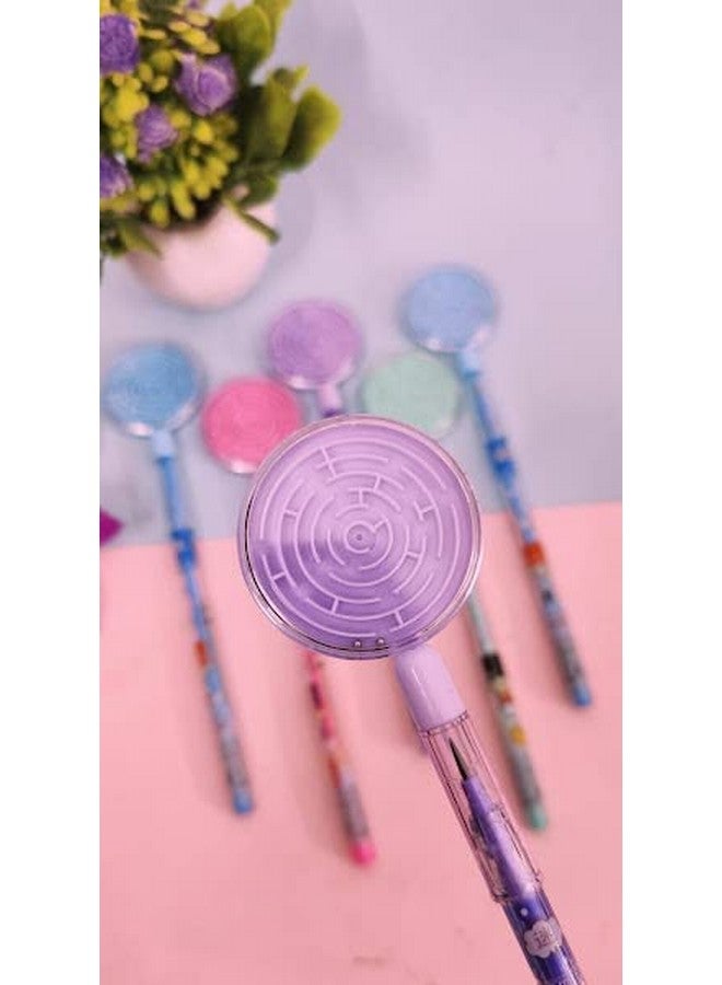 Tera13 Return Gifts For Kids Pencil For Girls (4 Pcs) Puzzle Game Pencil For Girls, Writing & Drawing Pencil For Kids, Pencil For School, Cartoon Pencil Kanjak Gifts - Image 4