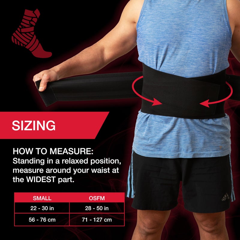 MUELLER Sports Medicine Adjustable Back Brace, Ideal for Upper and Lower Back Pain, Relief & Support for Men and Women, Strains, Sciatica, Scoliosis, Black, One Size - Image 4