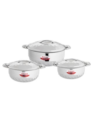 Set of stainless steel containers, 3 pieces, 1000 ml + 1500 ml + 2500 ml - pzsku/ZCA9BF50BE91E994E64A9Z/45/_/1718196493/5b16a7ba-acb1-4659-8369-fdb76445fc23