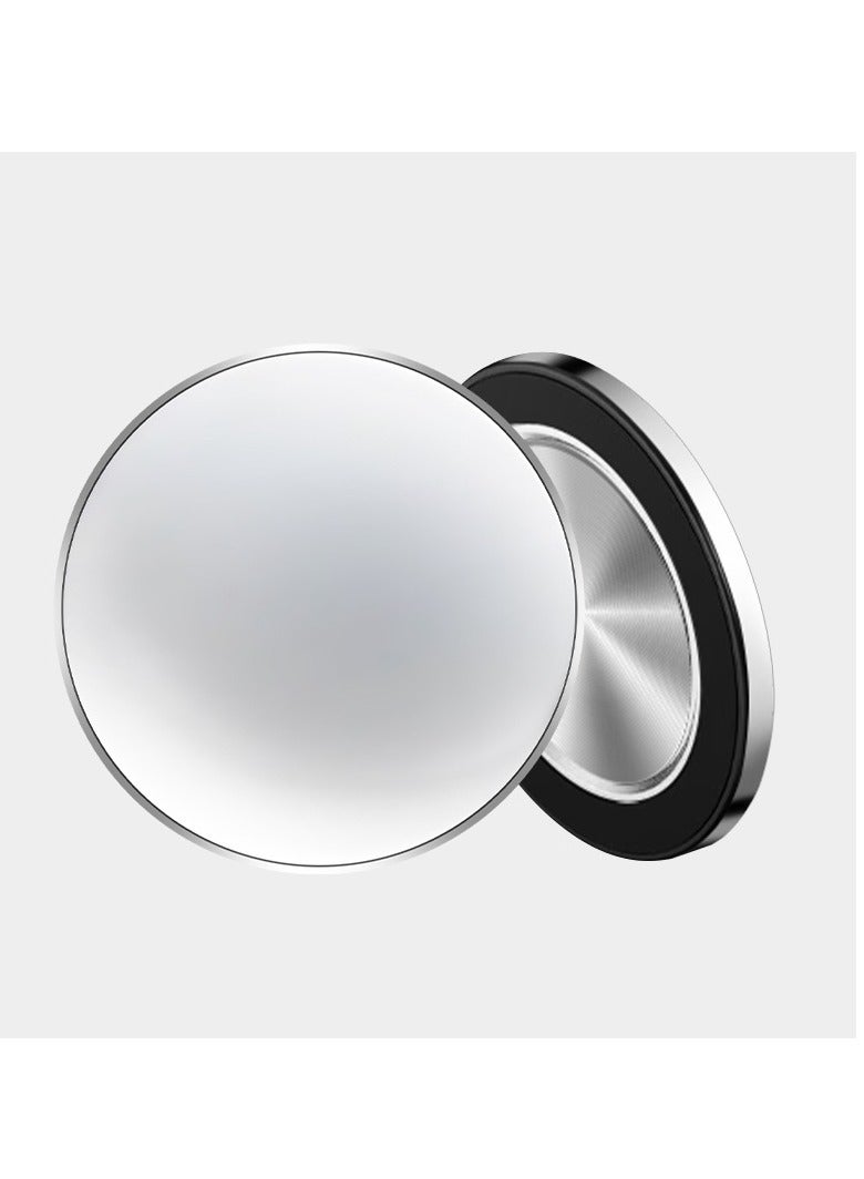 Magnetic Phone Selfie Mirror, Cosmetic Mirror, Portable 2.24 Inch, Aluminum Alloy Selfie Mirror with Convex Mirror, For iPhone 16 15 14 13, Phone Case and All Phones, Selfie Video  - Image 1