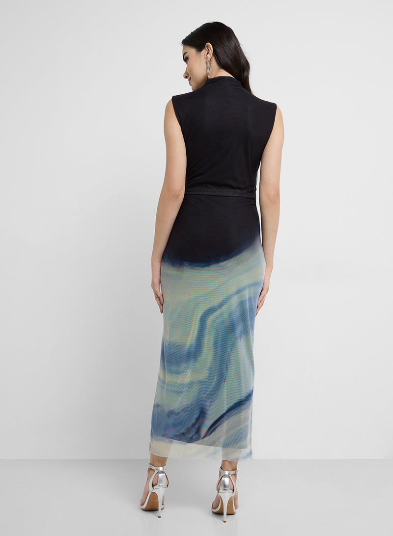 French Connection Abstract Print Dress  - Image 2