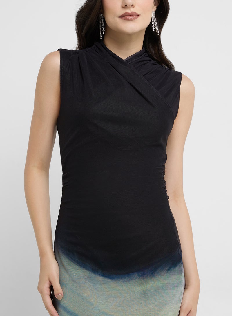 French Connection Abstract Print Dress  - Image 3