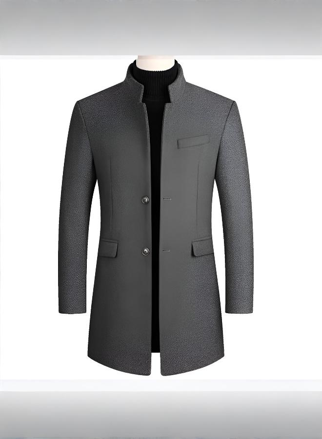 معطف رجالي فاخر طويل إيطالي - Image 1