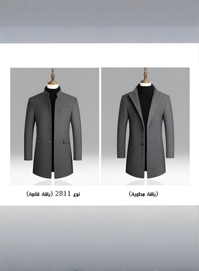 معطف رجالي فاخر طويل إيطالي - Image 5