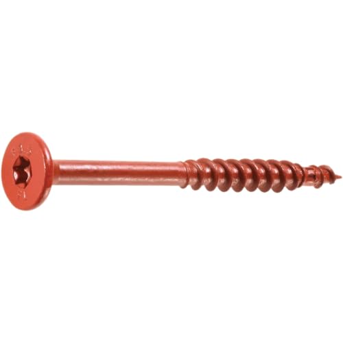 FASTENMASTER براغي خشبية من فولاذ الكربون مع رأس مسطح من فاستن ماستر فلاتلوك رقم 14 × 3-1/2 بوصة #40 توركس تاب - Image 1