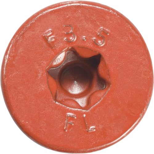 FASTENMASTER براغي خشبية من فولاذ الكربون مع رأس مسطح من فاستن ماستر فلاتلوك رقم 14 × 3-1/2 بوصة #40 توركس تاب - Image 4