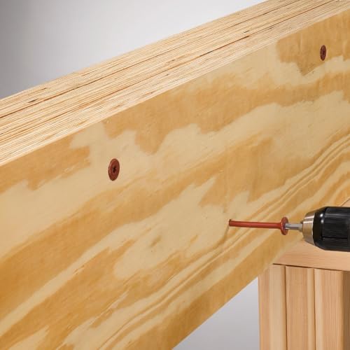FASTENMASTER براغي خشبية من فولاذ الكربون مع رأس مسطح من فاستن ماستر فلاتلوك رقم 14 × 3-1/2 بوصة #40 توركس تاب - Image 2