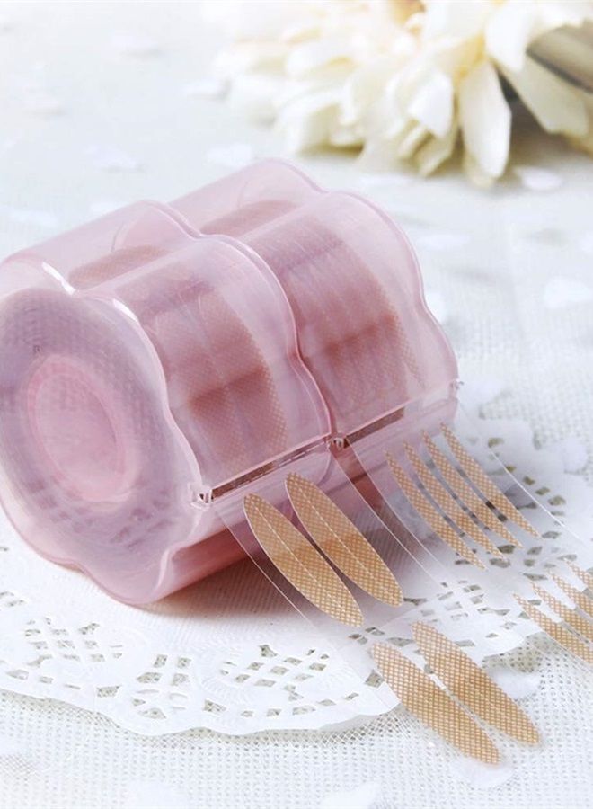 VASANA 1800PCS Beige Three Different Shapes Double Eyelid Tape Tool Invisible Beauty Double Eyelid Tape Stickers Makeup Breathable Big Eye Decoration for Mono-eyelids