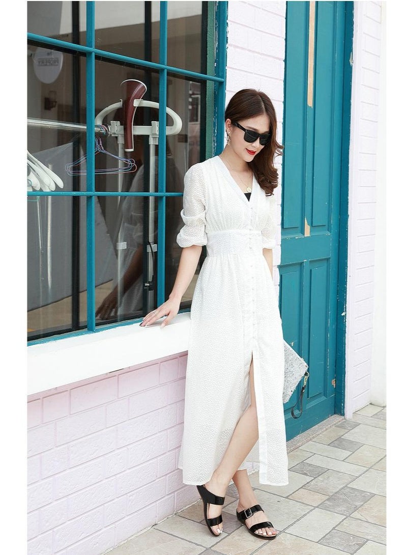 NIBEMINENT Slippers for Women's  Summer Lightweight Home Sandals Super Soft and Comfortable Thick Soled Travel Slippers - Image 3