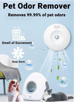 Excefore Cat Litter Deodorizer - 99% Odor Removal, Eliminates Cat Odors in Litter Box, Pet, Bathroom & Trash - Dust-Free, Travel-Friendly Cat Urine Smell Remover and Air Purifier for Fresh Litter Boxes  - Image 2