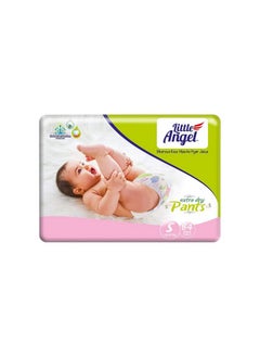 Little Angel Little Angel Extra Dry Baby Pants Diaper, Small (S) Size, 84 Count, Super Absorbent Core Up to 12 Hrs. Protection, Soft Elastic Waist Grip & Wetness Indicator, Pack of 1, Upto 7kg  - Image 1