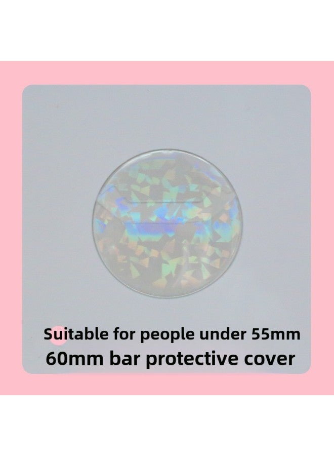 Diffuse Rhyme Laser Yum Protective Case Suitable For 58 75mm Badge Storage Display Protective Case Animation Peripheral-Color:M-260 60mm Protective Sleeve