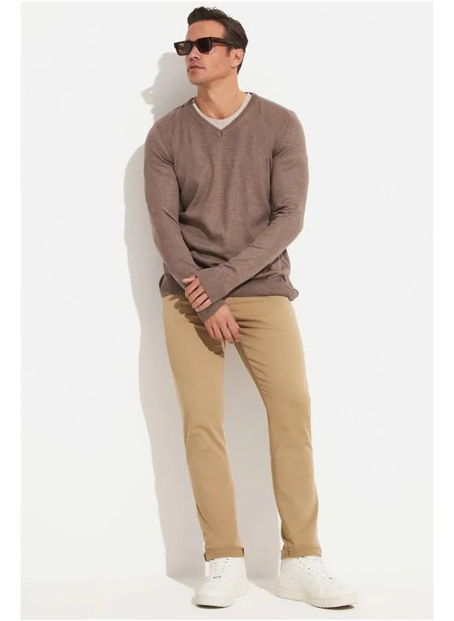 JUNE June Men's Five Pocket Pants Tan