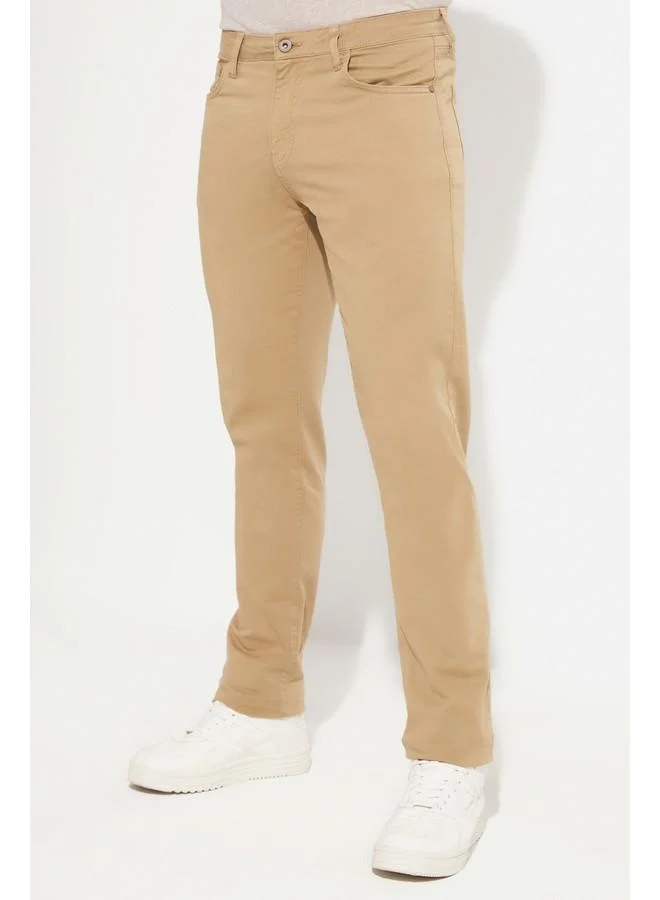 JUNE June Men's Five Pocket Pants Tan