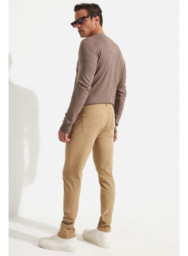 JUNE June Men's Five Pocket Pants Tan