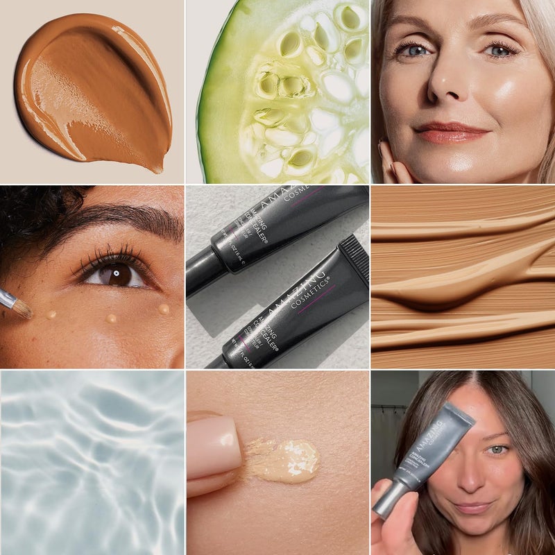 AmazingCosmetics Amazing Concealer, multipurpose full coverage concealer 0.2 oz, Ivory - Image 4