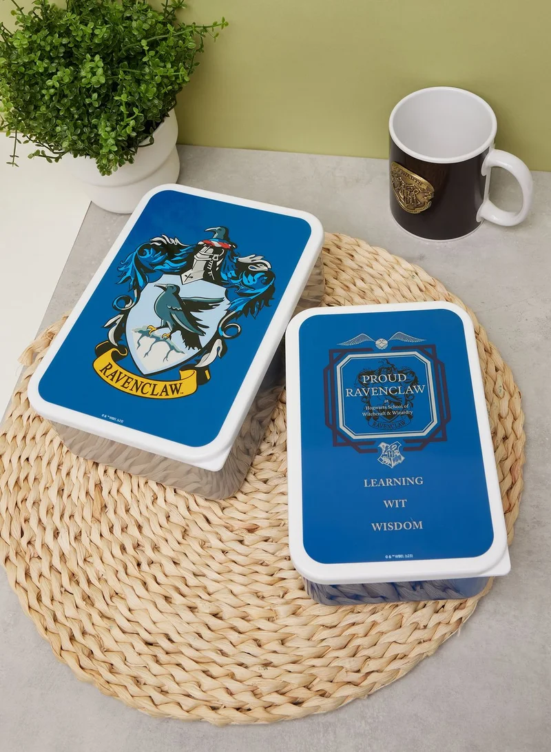 Half Moon Bay Lunch Box Set Of 2 - Harry Potter (Ravenclaw)