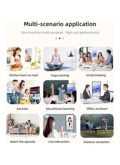 Generic Portable 21.5-Inch UHD 4K Touch Screen Monitor with Floor Stand ,Built-in Battery , Mobile Stand with Lifter & Rotation ,Full Movement Display with Play Store , for Home, Office, and Presentations5  - Image 3