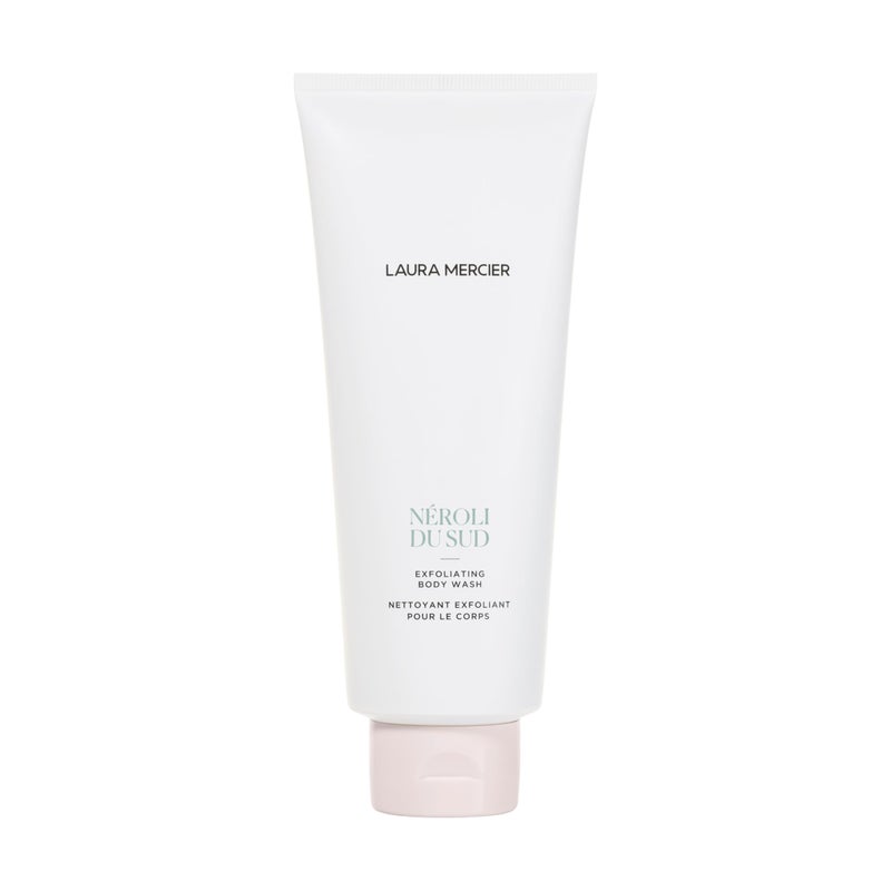 Laura Mercier Exfoliating Body Wash Strawberry Seed and Sugar ScrubInfused Exfoliator Removes Impurities Helps to Improve Uneven Skin Tone Elasticity and Circulation Nroli du Sud
