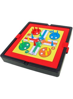 Toyshine Ludo Board Game with Storage Compartment I Best Classic Board Game Set for Kids, Adults, Family & Friends I Portable Educational Travel Ludo
