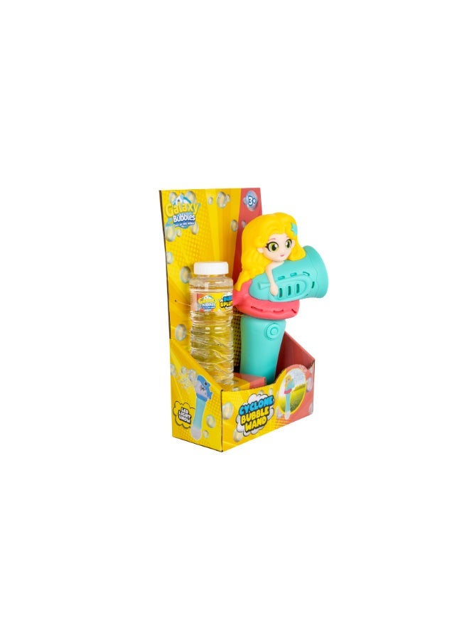 Galaxy Toys عصا فقاعات حورية البحر مضيئة مع محلول فقاعات - صانع فقاعات تلقائي للأطفال للعب في الحفلات الخارجية assorted 1pc - Image 3