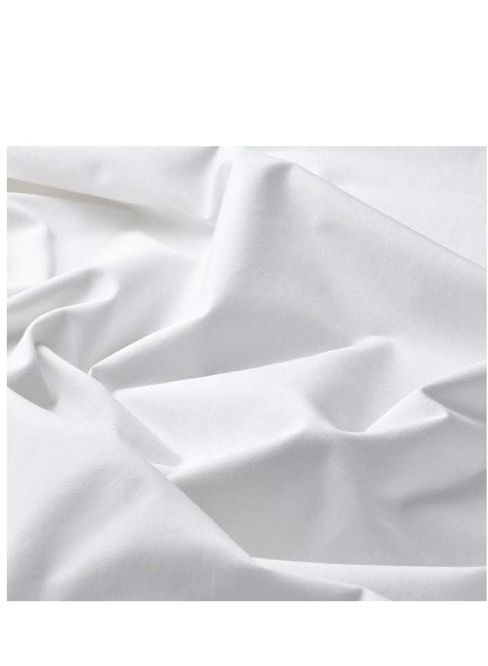 نيوفالييتو غطاء لحاف فاخر 160 × 220 مصنوع من القطن الطبيعي طويل التيلة 100% 300TC مع زر إغلاق سهل، قوي وناعم وجيد التهوية - Image 4