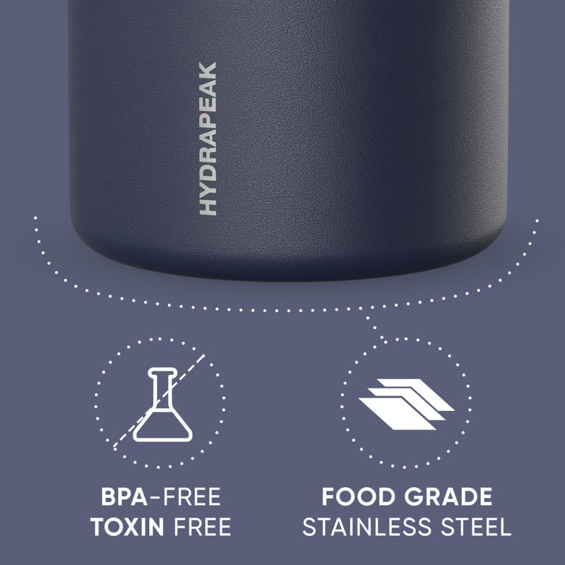 Hydrapeak 25oz Stainless Steel Vacuum Insulated Food Jar | for Hot Food and Cold Food, Wide Mouth Leak-Proof Soup for Adults, 10 Hours Hot and 16 Hours Cold (Navy) - Image 3