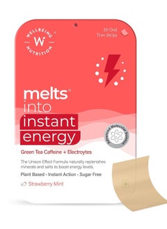 WELLBEING NUTRITION 100% Plant Based Green Tea Caffeine Essential Electrolytes And Vitamins For Endurance 30 Oral  - Image 1