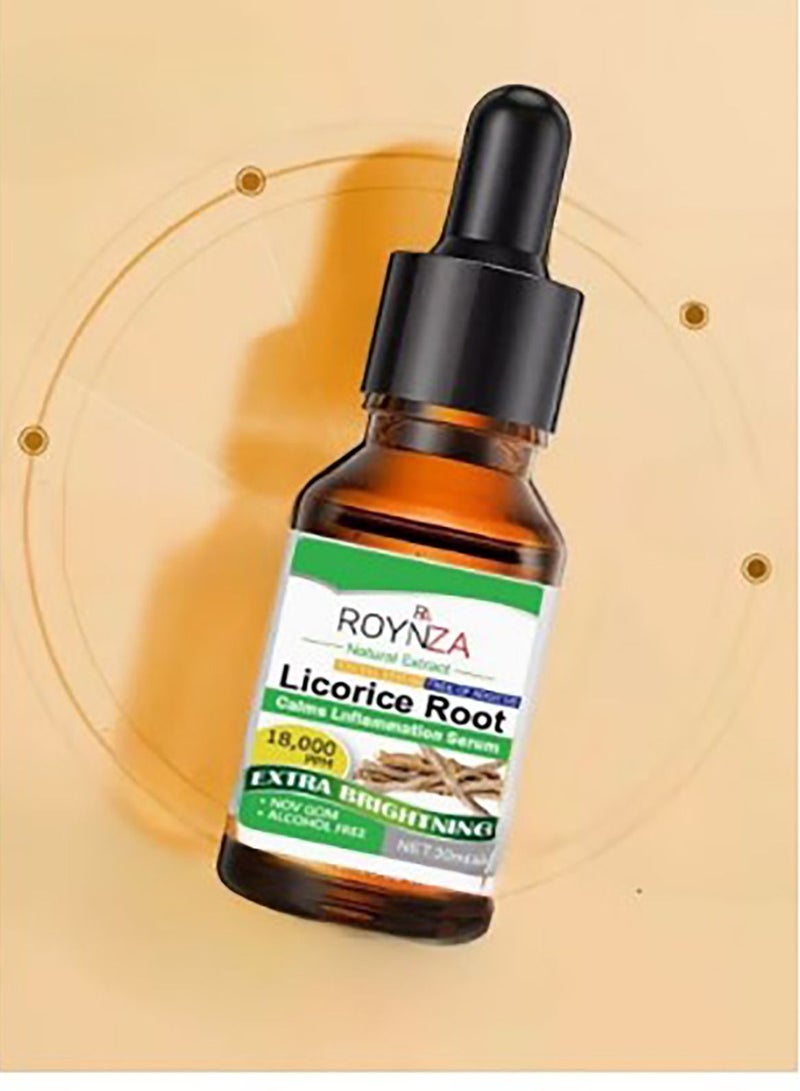 روينزا مصل الوجه بخلاصة جذر عرق السوس الطبيعي السائل 30 مل - Image 3