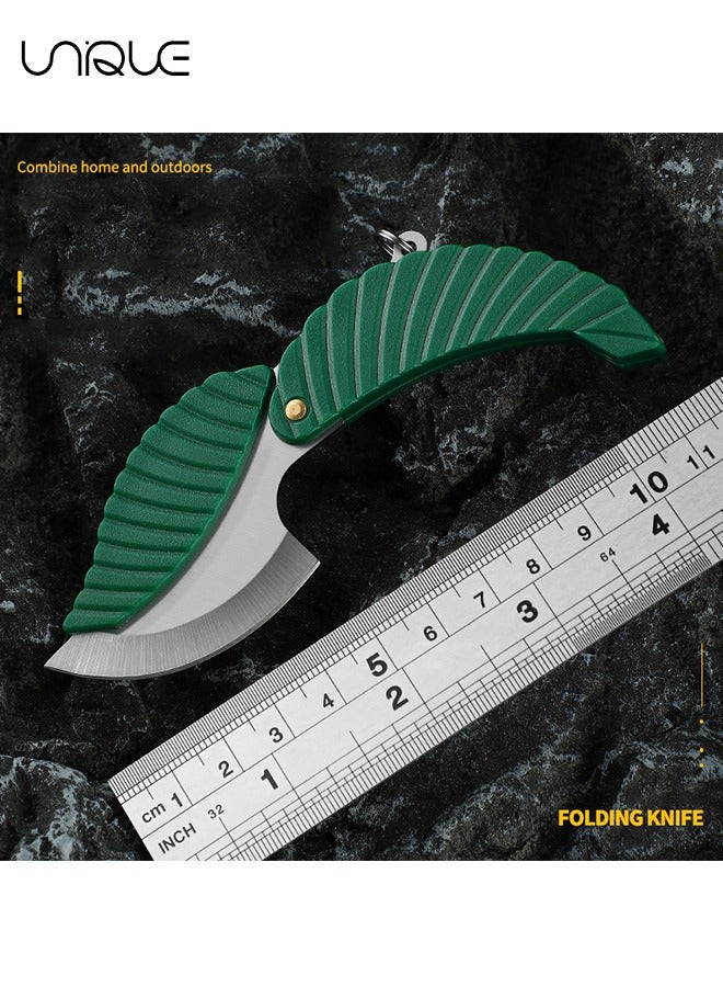 Unique Keychain Knife Keychain Accessories,Leaf keychain, Self Defense Keychains for Women, Cute, Hidden, Sharp, Durable, Key Knife Keychain for Women, Safety, Portable  - Image 2
