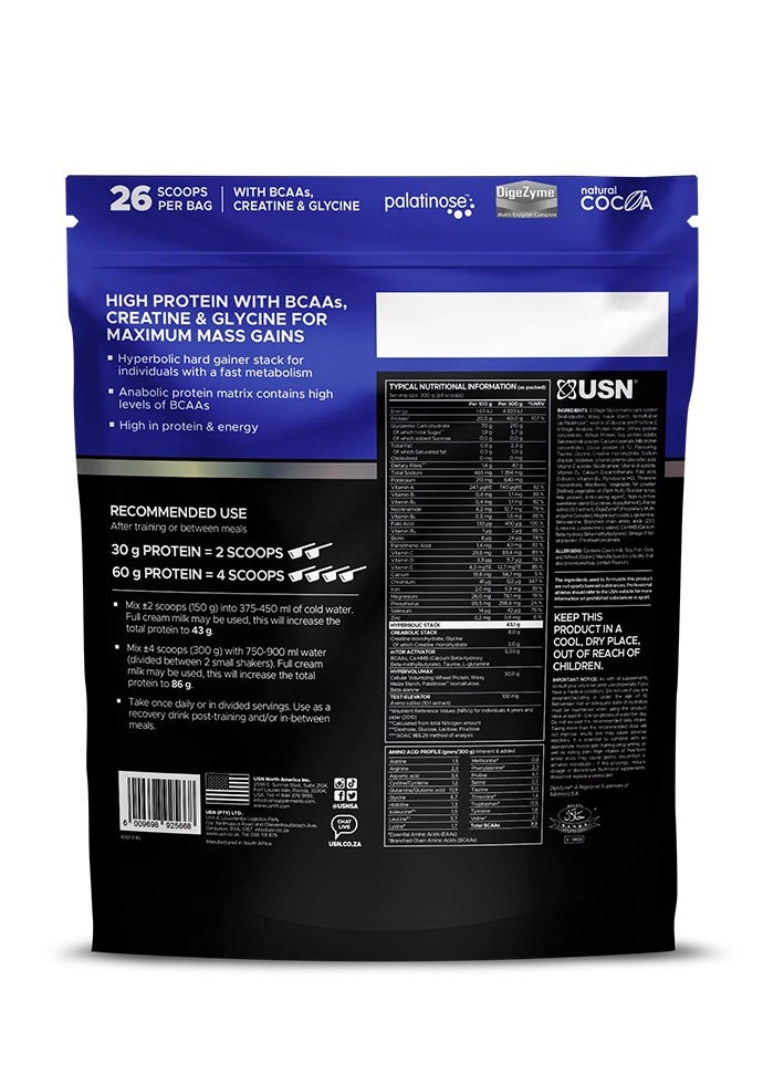 USN - Hyperbolic Mass GH French Vanilla 26 Scoops 2kg - Image 1