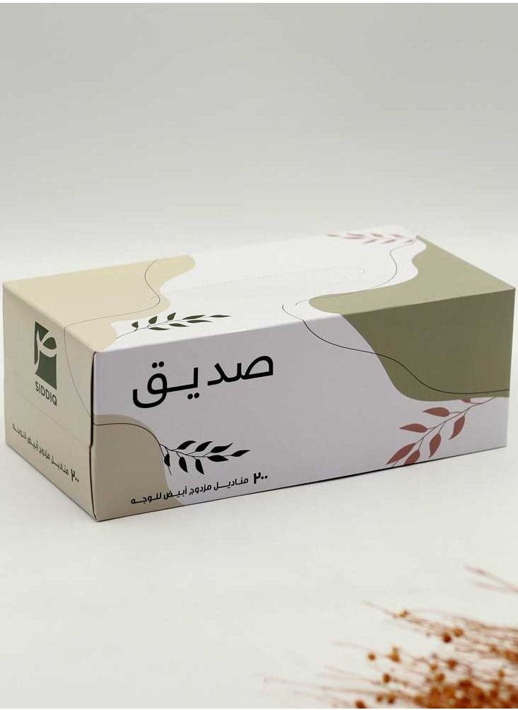 SIDDIQ SIDDIQ Facial Tissue 200x2ply 5 Pieces  - Image 2