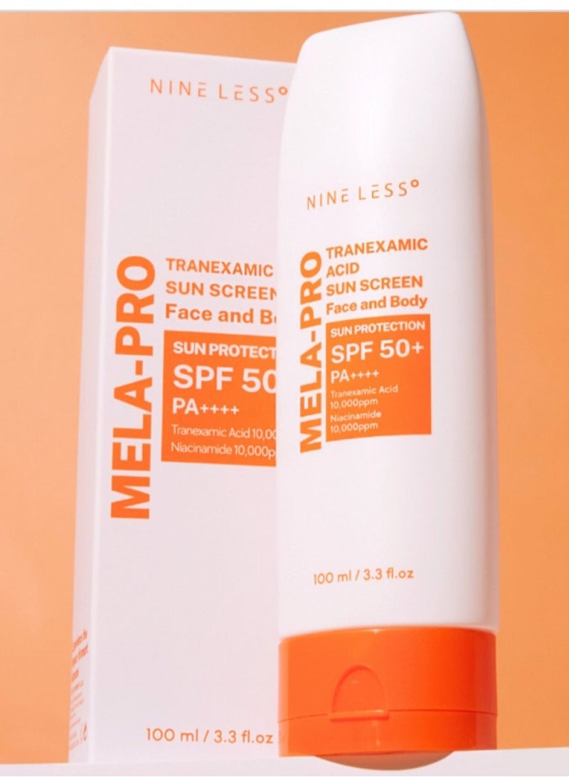 NINELESS Mela-Pro Tranexamic Acid Sun Screen 100ml - Image 1