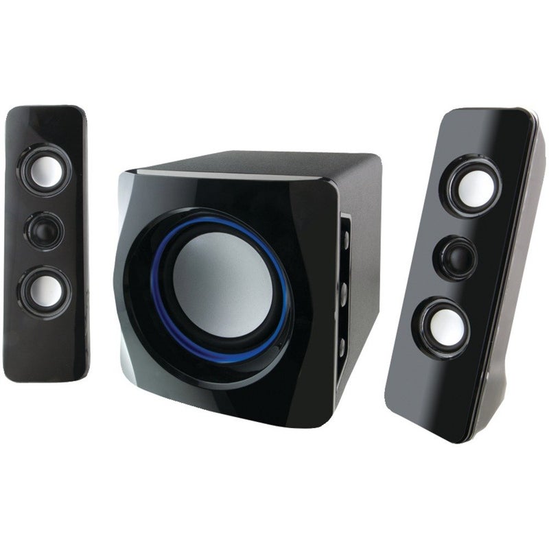 نظام مكبر صوت بلوتوث iLive مع مضخم صوت مدمج، 7.28 × 8.86 × 7.28 بوصة، أسود (iHB23B)