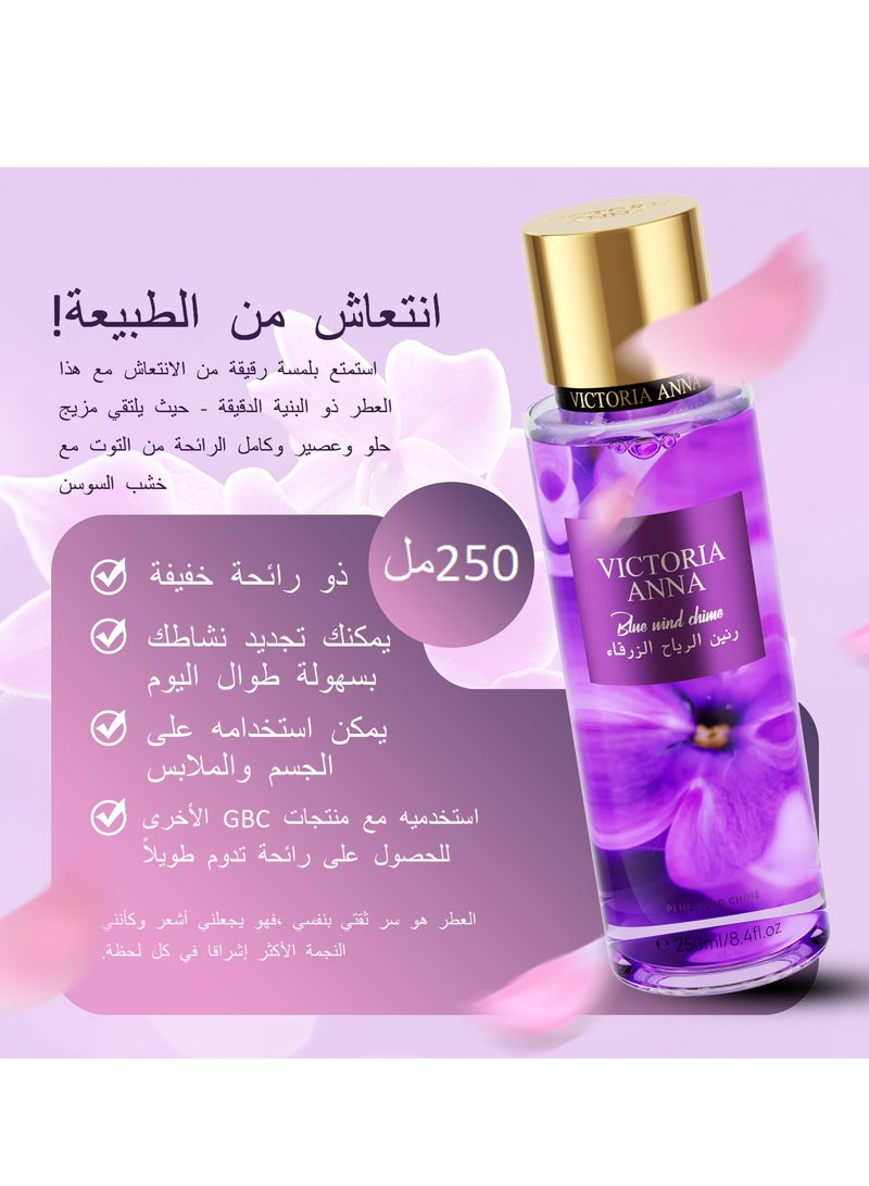VICTORIA ANNA 250ml Body Spray Flower Fragrance Mist Women Gift Victoria Anna  - Image 2