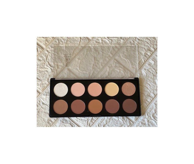 LORA Professional Contour & Highlighter Palette – 10 Natural Shades - Image 2