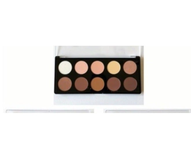 LORA Professional Contour & Highlighter Palette – 10 Natural Shades - Image 4